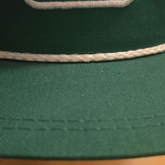 Vintage‎ Pioneer Seed Green Cap White Braid Snap Back Never worn - Picture 3 of 4